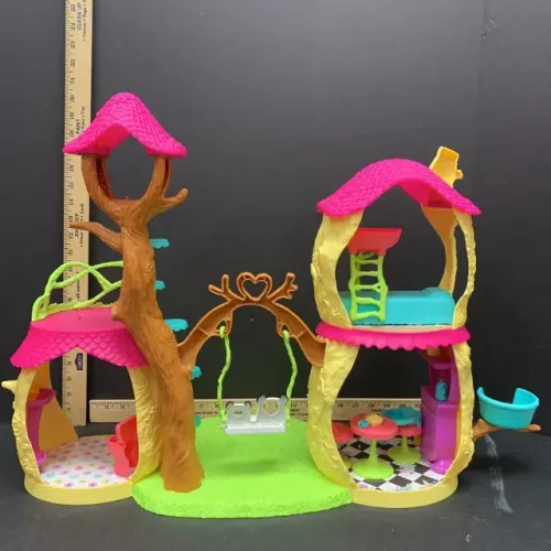 CASA DAS ENCHANTIMALS - Conjunto Enchantimals Playhouse Panda Set - Impecável! - VÍDEO POR