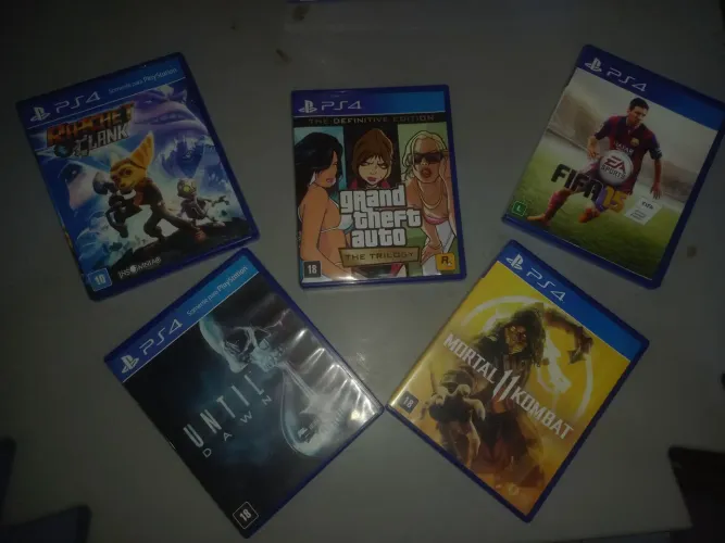 5 JOGOS DE PLAYSTATION 4 ( Ps4 ) 