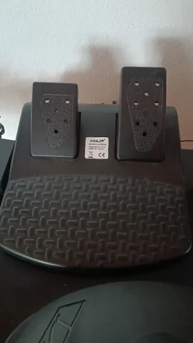 Volante gamer knup aceito cartão (LEIA A DESCRIÇÃO)