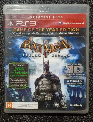 Batman Arkham asylum ps3 usado