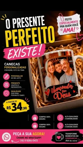 CANECAS PERSONALIZADAS DIA DOS NAMORADOS