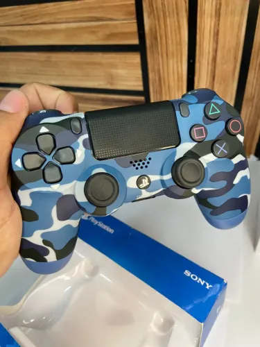 Controle de ps4 Azul camuflado an5
