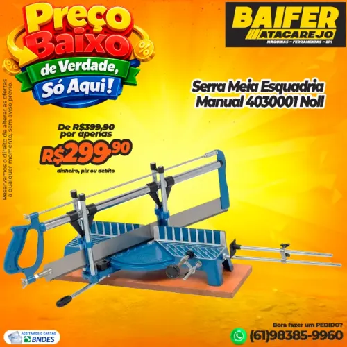 Serra Meia Esquadria Manual 4030001 Noll