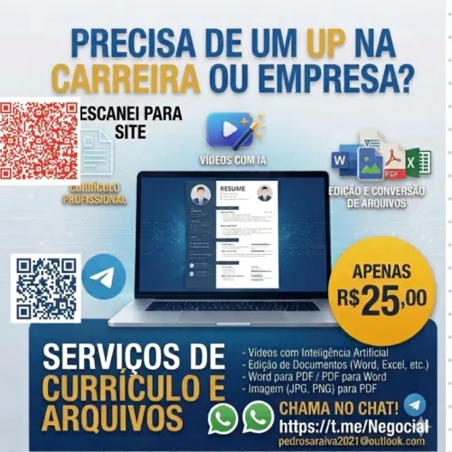 Criação De Currículo Profissional E Formatação De PDF