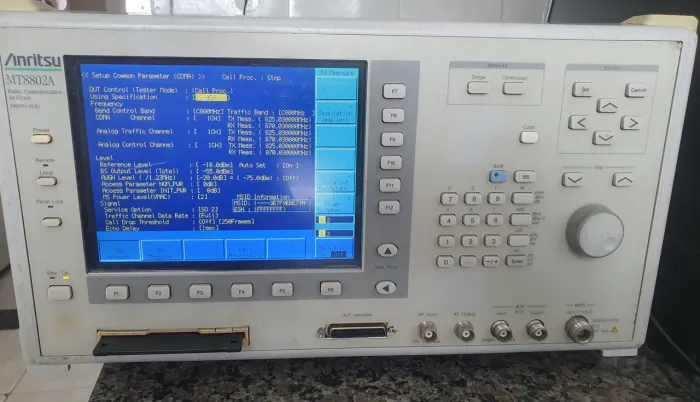 Monitor de serviço Anritsu MT-8802a 