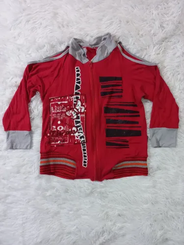 Blusa Feminina Vermelha de Zíper P