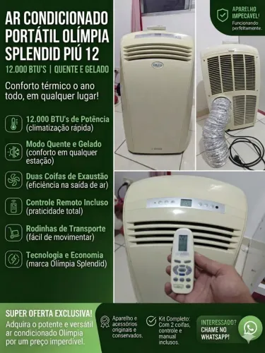 Ar condicionado Olímpia Splendid PIÚ 12 