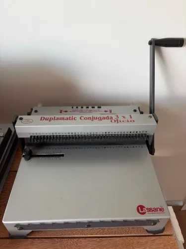 Encadernadora Duplamatic Conjugada 3x1 Lassane