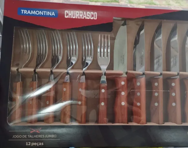 Jogo de facas para churrasco da Tramontina
