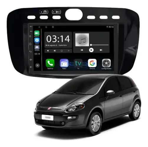 Multimídia Upper Carpad X Pro Punto 2013 A 2017 2+64gb 7p