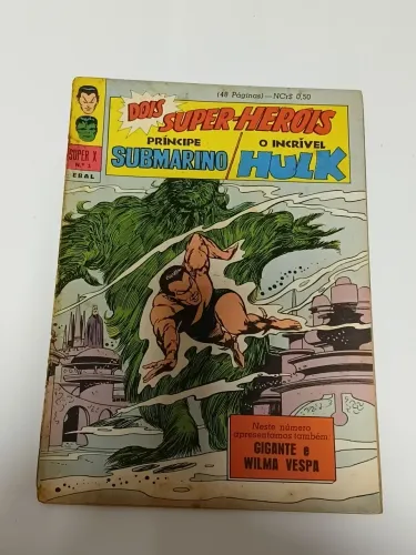 HQ Gibi Antigo Super X número 1 - 1967 - Editora Ebal - Com alguns detalhes