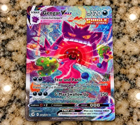 Cartas Pokémon Mega Gengar EX VMAX MA (ENCOMENDA)