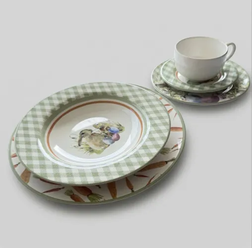 Aparelho de Jantar Bunny Pascoa Alleanza