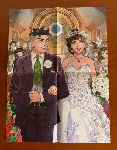 Pôster casamento turma da Mônica jovem
