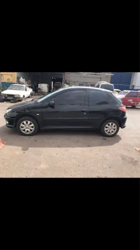 Peugeot 206 1.0 16v 4 portas  2005 batido sucata 