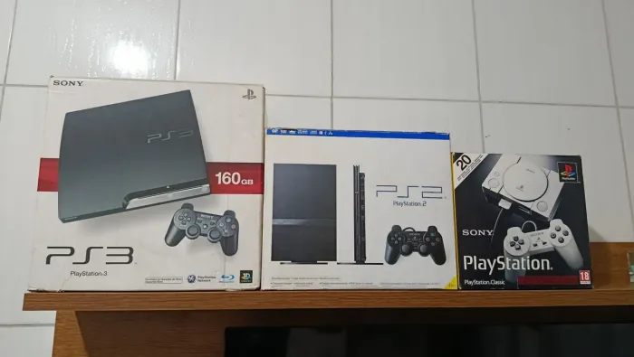 Coleção PlayStation (PS1, PS2 e PS3)