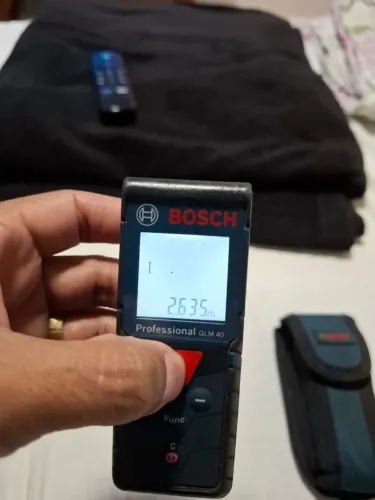 Trena Digital Bosch GLM 40 - Precisão e praticidade!
