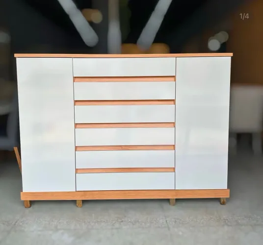 Novidade! Cômoda Vedra Nova Produto Na Caixa/Entrega É Montagem Grátis Loja RL Moveis