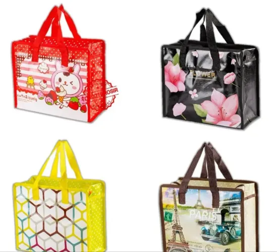 Sacolas reutilizáveis c/ziper