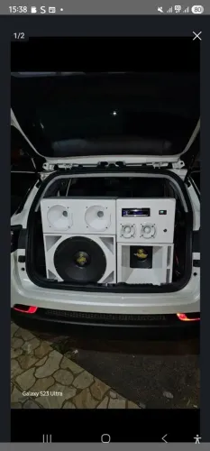 PAREDÃO AUTOMOTIVO SOM PORTA MALAS 