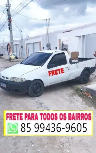 Mudança e frete todos os bairros e região de fortaleza 