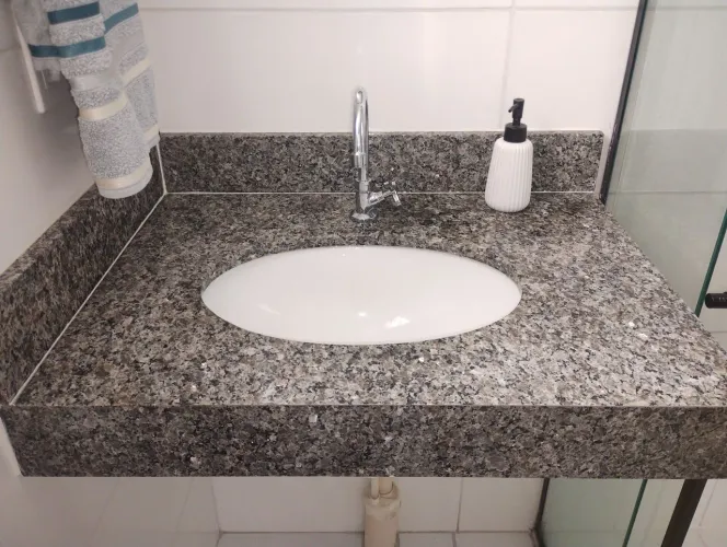 Bancada banheiro mármore
