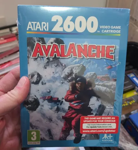 Cartucho jogo atari avalanche plataform nib lacrado original !!!