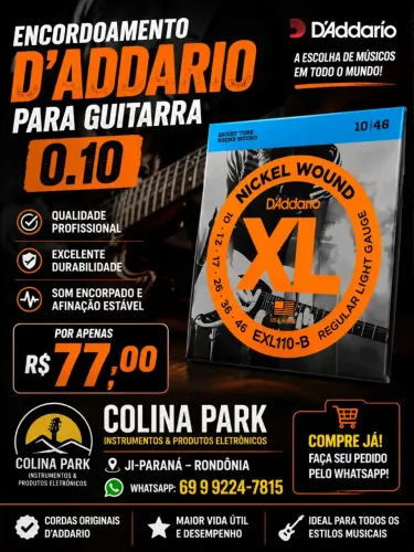 Cordas D'dario Guitarra 0.10
