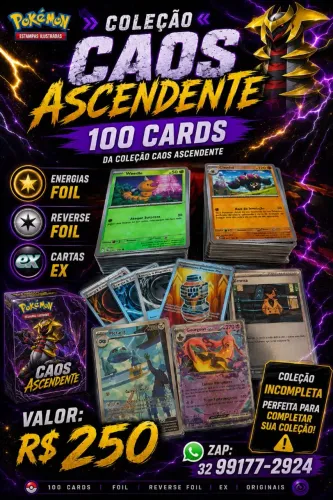 Cards pokemon CAOS ASCENDENTE