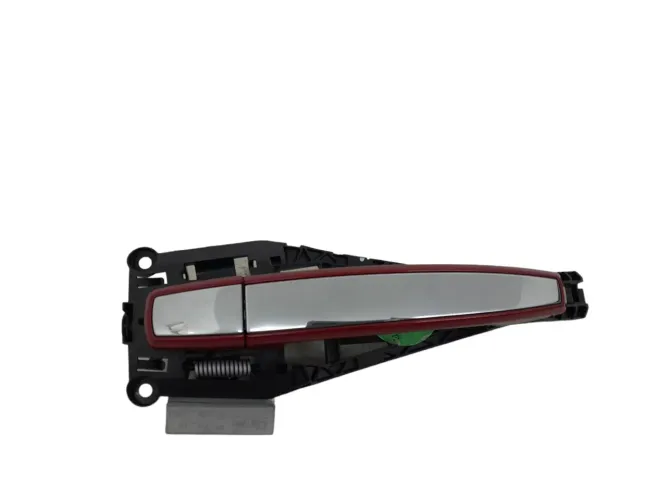Macaneta Externa Traseira Esquerda Chevrolet Sonic 1.6 2013 Vermelho E Cromado