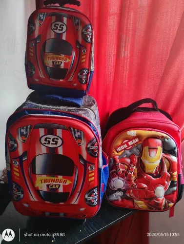 Bolsa escolar com lancheira 50 reais os 3