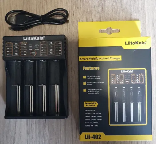 Carregador Liitokala Lii 402