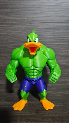 Pato Hulk impressão 3D