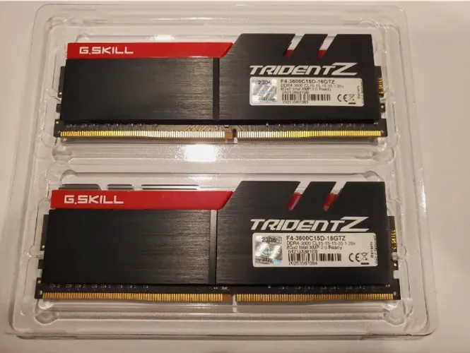 Memoria ram g.skill 16gb (2x8gb) 3600hz cl15 