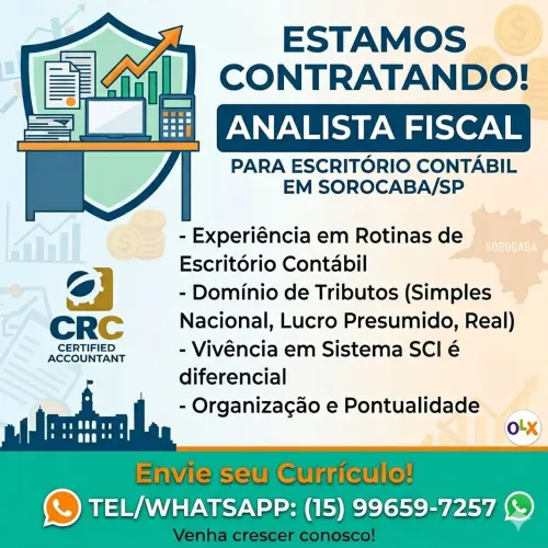 Analista Fiscal - Escritório Contábil 