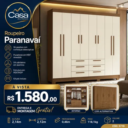 Roupeiro Paranavaí<br>