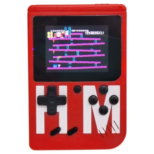 Mini Game Retrô Recarregável Portátil com 400 Jogos