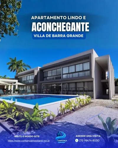 Apartamento à venda no VILLAGIO DE BARRA, BARRA GRANDE, Maraú, BA