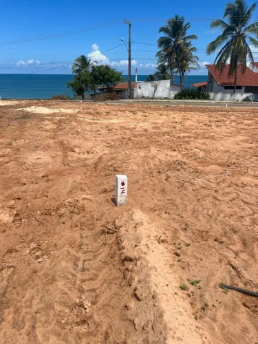 Terreno 578m² | Vista Mar | Escriturado | Praia de Caraúbas - Maxaranguape/RN