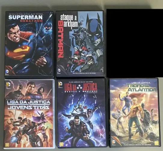 Coleção DVDs DC Originais - Batman / Superman / Liga da Justiça