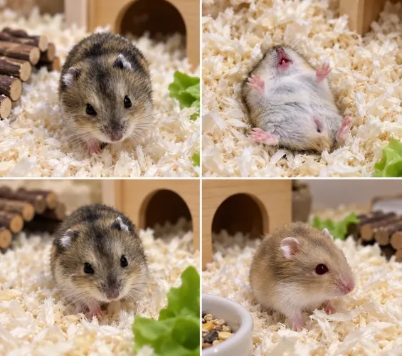 Hamster russo de raça