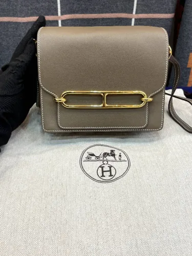 BOLSA MINI KELLY SELLIER COURO BAG