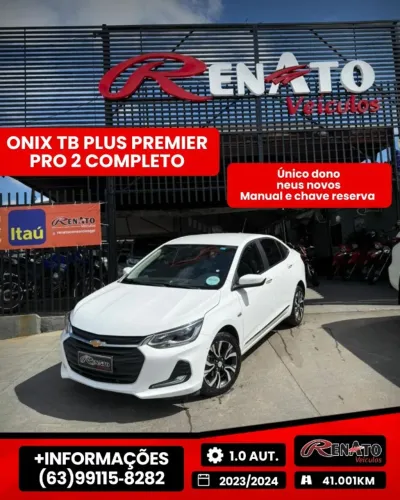 Chevrolet Onix Sedan Plus Premier 1.0 12V TB Flex Aut. 4P 2024