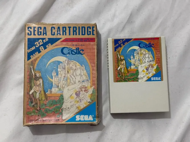 Jogo Raro Sega Mark III / SG-1000 The Castle Original Com Caixa Japonesa