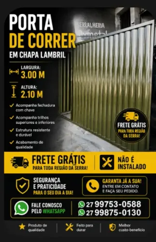 Portao de garagem 