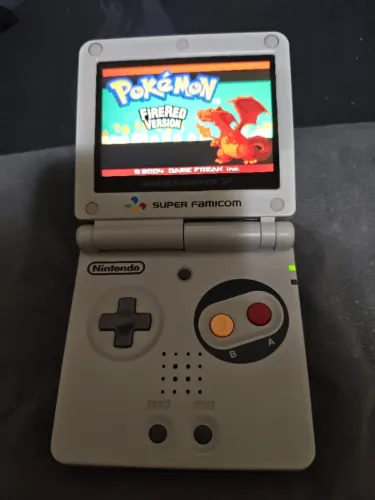 Game Boy Advance SP Original AGS-001 com Tela IPS - Custom Super Famicom