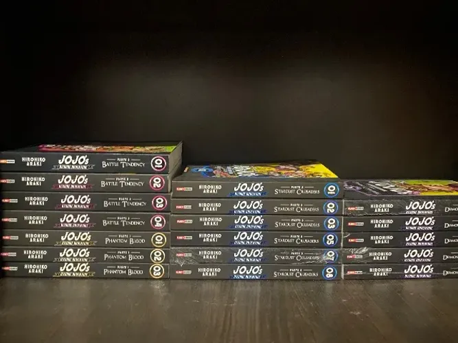 Coleção Mangas Jojo?s Bizzare Adventure - 18 volumes