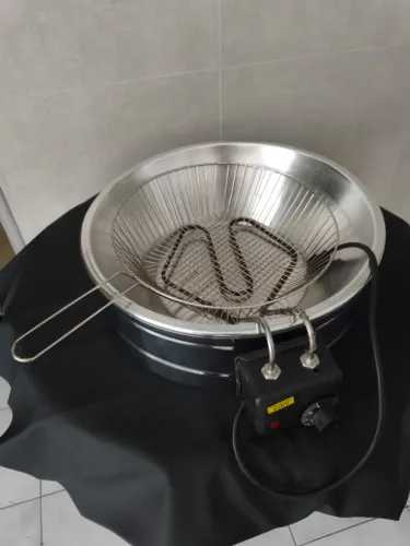 Fritadeira Elétrica Tacho 15L c/ Termostato 3000watts 220V