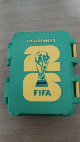 Porta figurinha da capa 