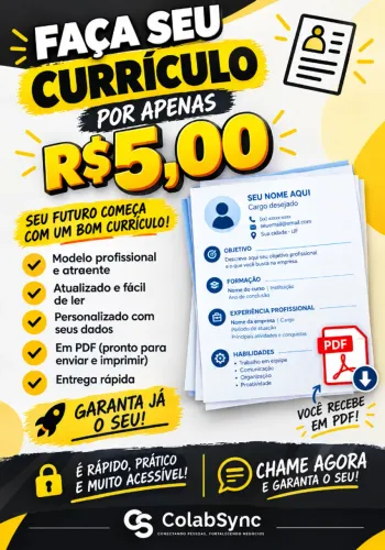 CURRICULO EM PDF 5,00